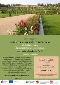 obrázek k akci Přednáška v Kroměříži o zahradách pruské královské rodiny