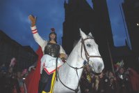 obrázek k akci Martin na bílém koni pod Bílou věží v Hradci Králové