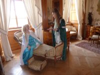 obrázek k akci Královna Elsa a Olaf v  komnatách  zámku v Mníšku pod Brdy