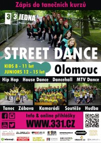 obrázek k akci Taneční kurzy street dance v Olomouci 2015/2016