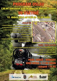 obrázek k akci 130 let železnice Hranice na Moravě - Vsetín
