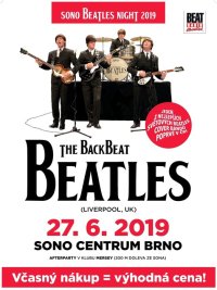 obrázek k akci Sono Beatles Night - The Backbeat Beatles (UK)