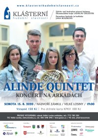 obrázek k akci Klášterní hudební slavnosti - Alinde Quintet - Koncert na arkádách