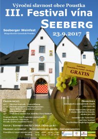 obrázek k akci 3. ročník Festivalu vína na hradě Seeberg, výroční slavnost obce Poustka