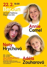 obrázek k akci Koncert Naty Hrychová, Annie Camel a Adéla Zouharová