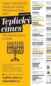 obrázek k akci Teplický cimes - Dny židovské kultury 2018