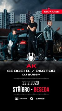 obrázek k akci AK – Sergei Barracuda, Pastor & DJ Bussy