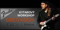 obrázek k akci Kytarový workshop Fender - Greg Koch