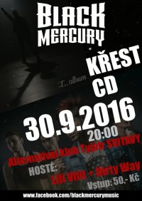 obrázek k akci Křest debutové desky - Black Mercury I.