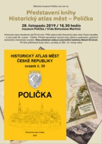 obrázek k akci Představení knihy Historický atlas měst – Polička