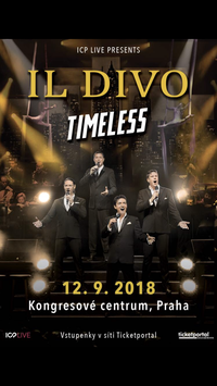 obrázek k akci Mezinárodní senzace Il Divo se v září vrací do Prahy s novým albem Timeless