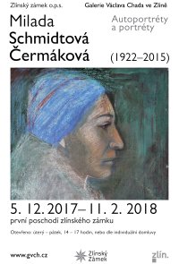 obrázek k akci Výstava Autoportréty a portráty Milady Schmidtové Čermákové na zlínském zámku