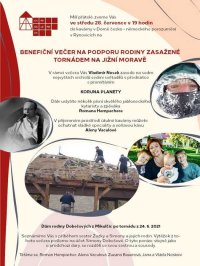 obrázek k akci Benefiční koncert na podporu rodiny na tornádem zasažené Moravě