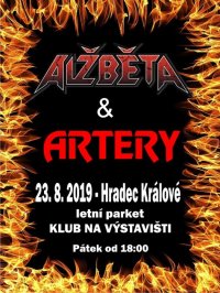 obrázek k akci Alžběta + Artery - Hradec Králové - letní parket klub Na Výstavišti