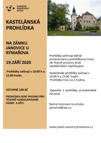obrázek k akci Kastelánská prohlídka na státním zámku Janovice u Rýmařova 