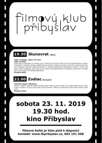 obrázek k akci Filmový klub - Slunovrat (film) / ZODIAC (koncert)