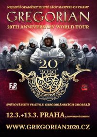 obrázek k akci GREGORIAN - 20th Anniversary World Tour (PRAHA - 12.3.2020)