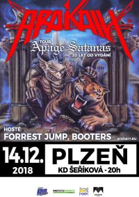 obrázek k akci Arakain – Apage Satanas Tour: 20 let od vydání + Forrest Jump, Booters