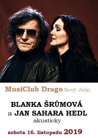 obrázek k akci Blanka Šrůmová a Jan Sahara Hedl akusticky