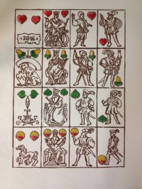 obrázek k akci Výroba hracích karet z 16.stol