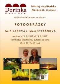 obrázek k akci FOTOOBRÁZKY- výstava fotografií E. Pilarové a H. Štefanové