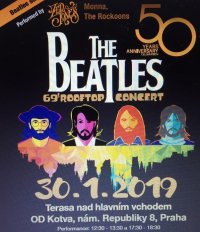 obrázek k akci A tribute to Beatles : 50th Anniversary of The Beatles' rooftop concert  - 30.1.1969 / 30.1.2019
