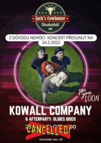 obrázek k akci KOWALL COMPANY live & Oldies Disco Afterparty