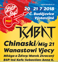 obrázek k akci LÉTOFEST České Budějovice 2018