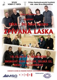 obrázek k akci Koncert vokální skupiny DNA – Dej Nám Akord v Brně-Maloměřicích