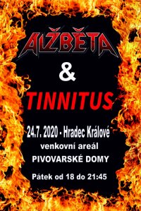 obrázek k akci Alžběta + Tinnitus - Pivovarské domy - venkovní areál Hradec Králové