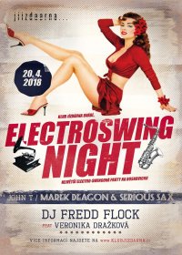 obrázek k akci ELECTRO SWING NIGHT 12. NA JÍZDÁRNĚ S DJ FREDDEM FLOCKEM A HOSTY - 20. 4. 2018.