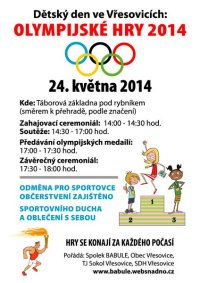 obrázek k akci Dětský den ve Vřesovicích: Olympijské hry 2014
