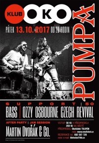 obrázek k akci Pumpa, Ozzy Osbourne Czech Revival, Bass