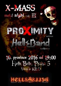 obrázek k akci X-Mass metal night vol. III | Proximity & Hells Band