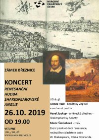 obrázek k akci Renesanční hudba shakespearovské Anglie na zámku Březnice