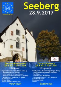 obrázek k akci 28. 9. 2017 - HRAD SEEBERG – Den otevřených dveří na hradě Seeberg v rámci EHD