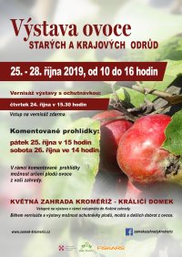 obrázek k akci Staré a krajové odrůdy ovoce v Květné zahradě v Kroměříži